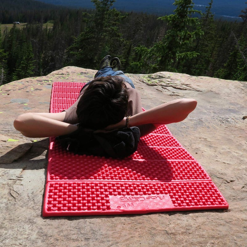AceCamp Portable Foam Sleeping Pad, Full Length Accordion Sleeping Mat for Camping & Hiking, Lightweight, Soft & Compact Cushion for Sleeping Bag, Comfort, Tent, Rocky Terrain - Image 2